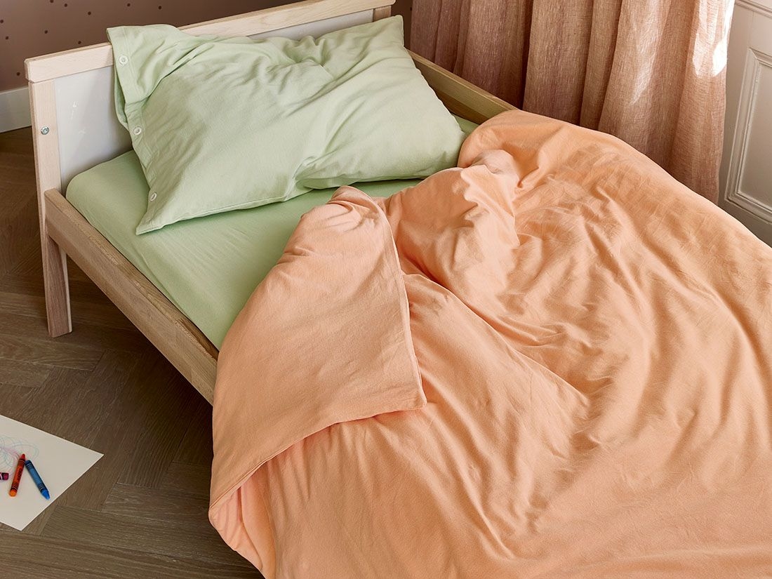 Kinderbettwäsche Baumwolljersey Perfect Peach