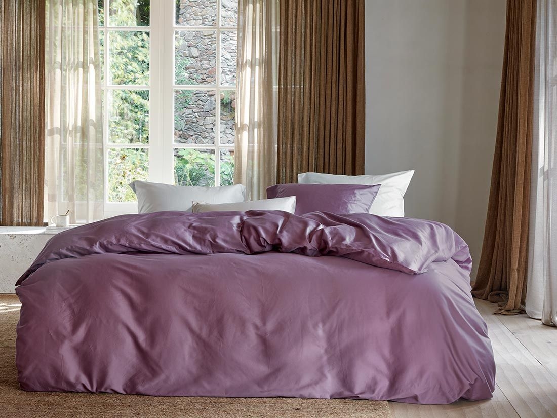 Satin-Bettwäsche Amethyst 155x220 + 1/80x80