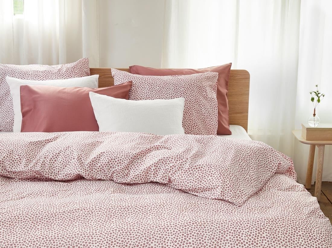 Perkal-Bettwäsche Little Daisy 155x220 + 1/80x80